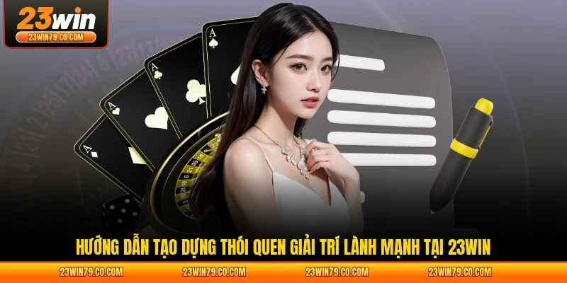 Hướng dẫn tạo dựng thói quen giải trí lành mạnh tại 23WIN
