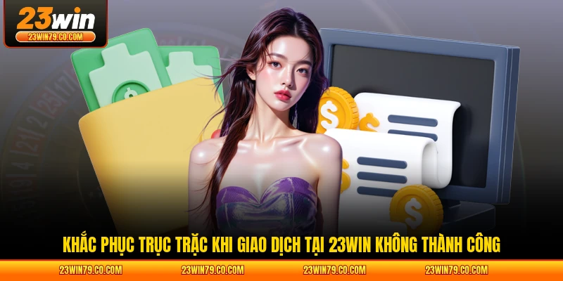 Khắc phục trục trặc khi giao dịch tại 23WIN không thành công
