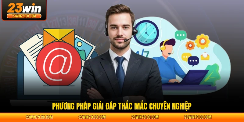Phương pháp giải đáp thắc mắc chuyên nghiệp